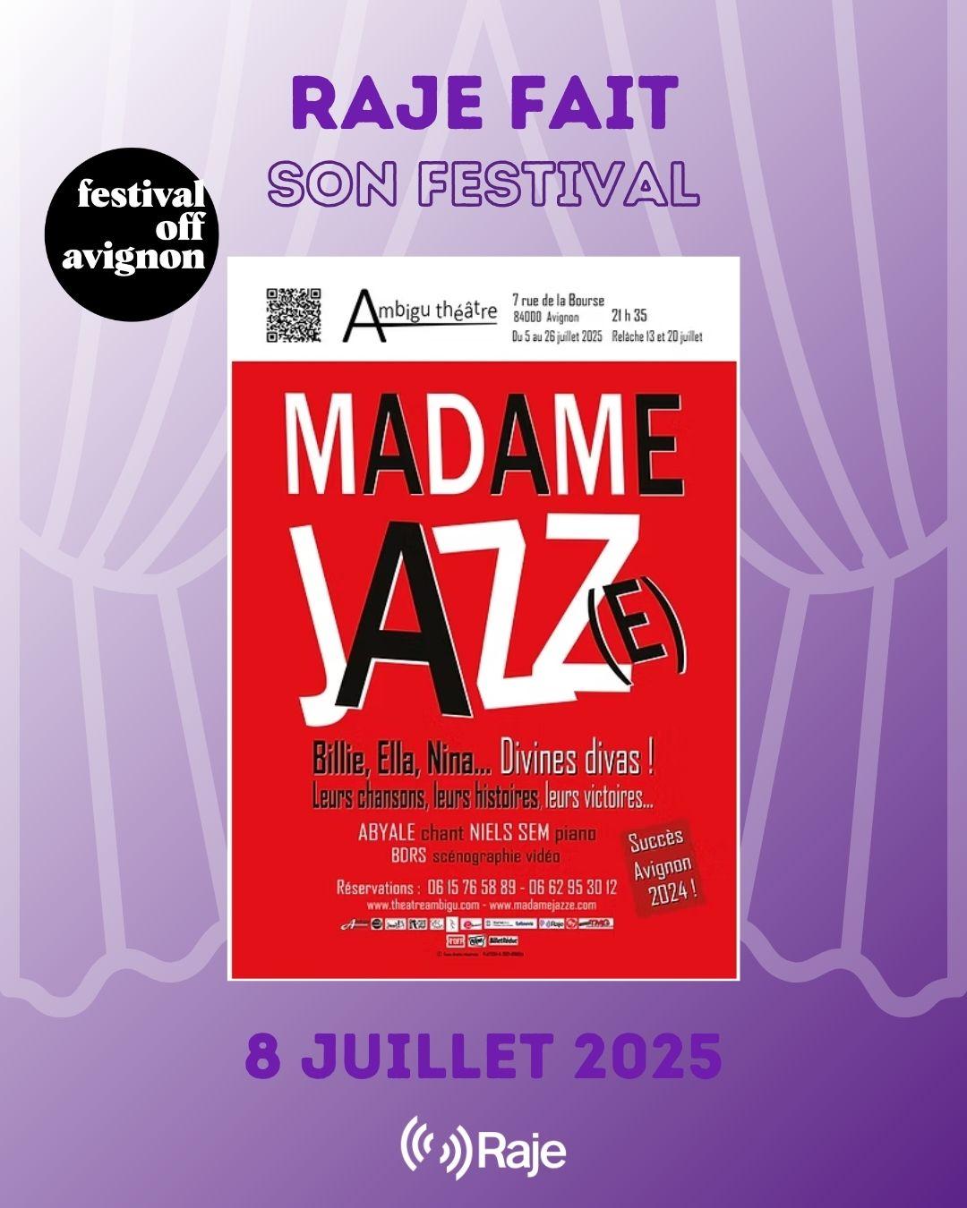RAJE FAIT SON FESTIVAL JOUR #8 Abyale Nguema et Niels Sem pour MADAME JAZZ(e)